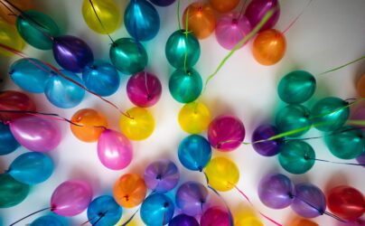 Bunte Ballons
